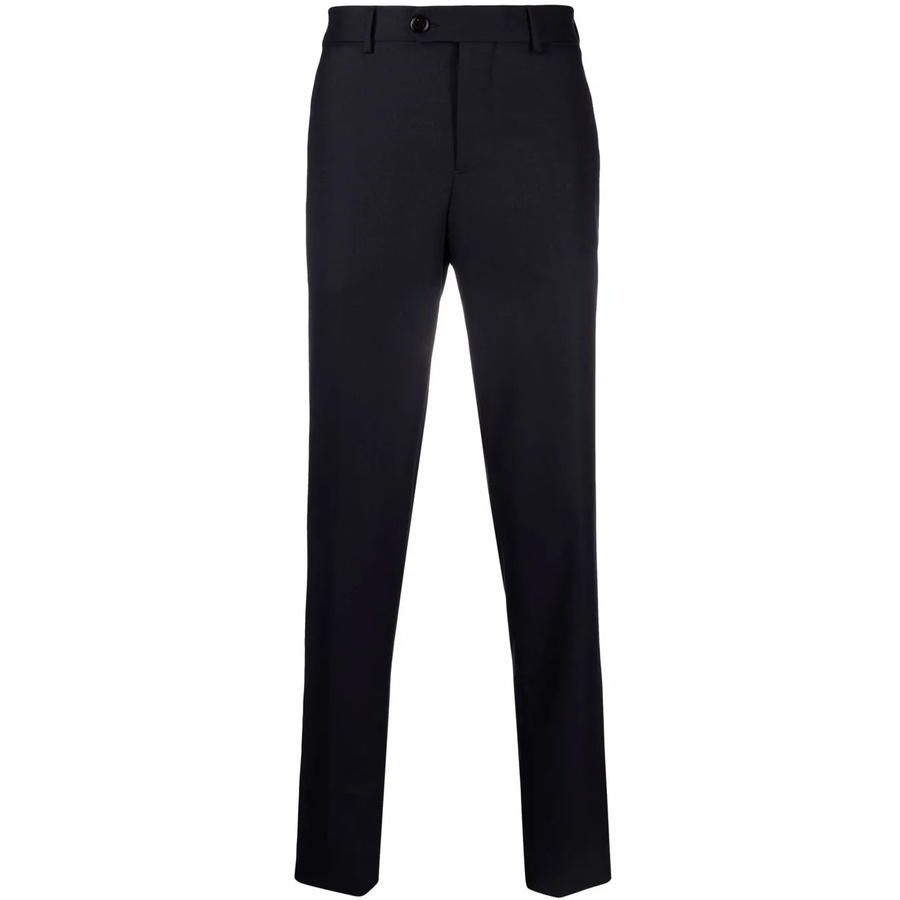 Brunello Cucinelli Virgin Wool Trousers — Black