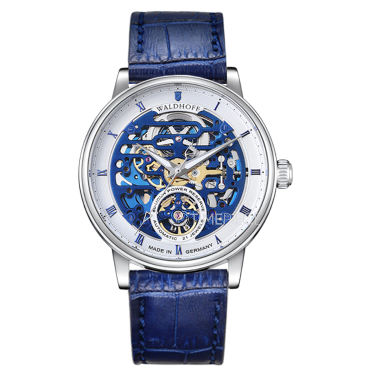 Waldhoff 06B Capital Royal Blue Mens Automatic Watch