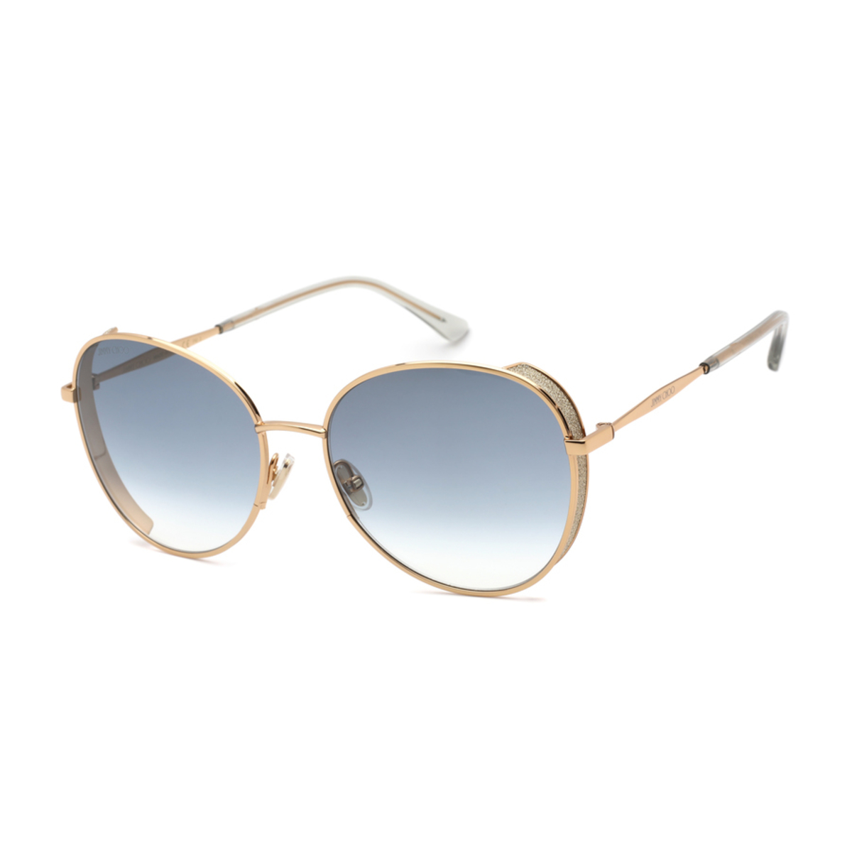 Jimmy Choo Blue Gradient Oval Ladies Sunglasses FELINE/S 0000/08 58