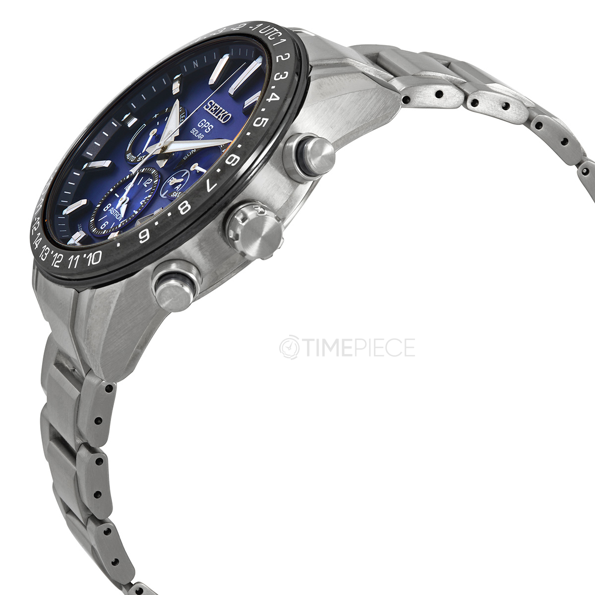 Seiko Astron Perpetual World Time Chronograph Quartz Mens Watch