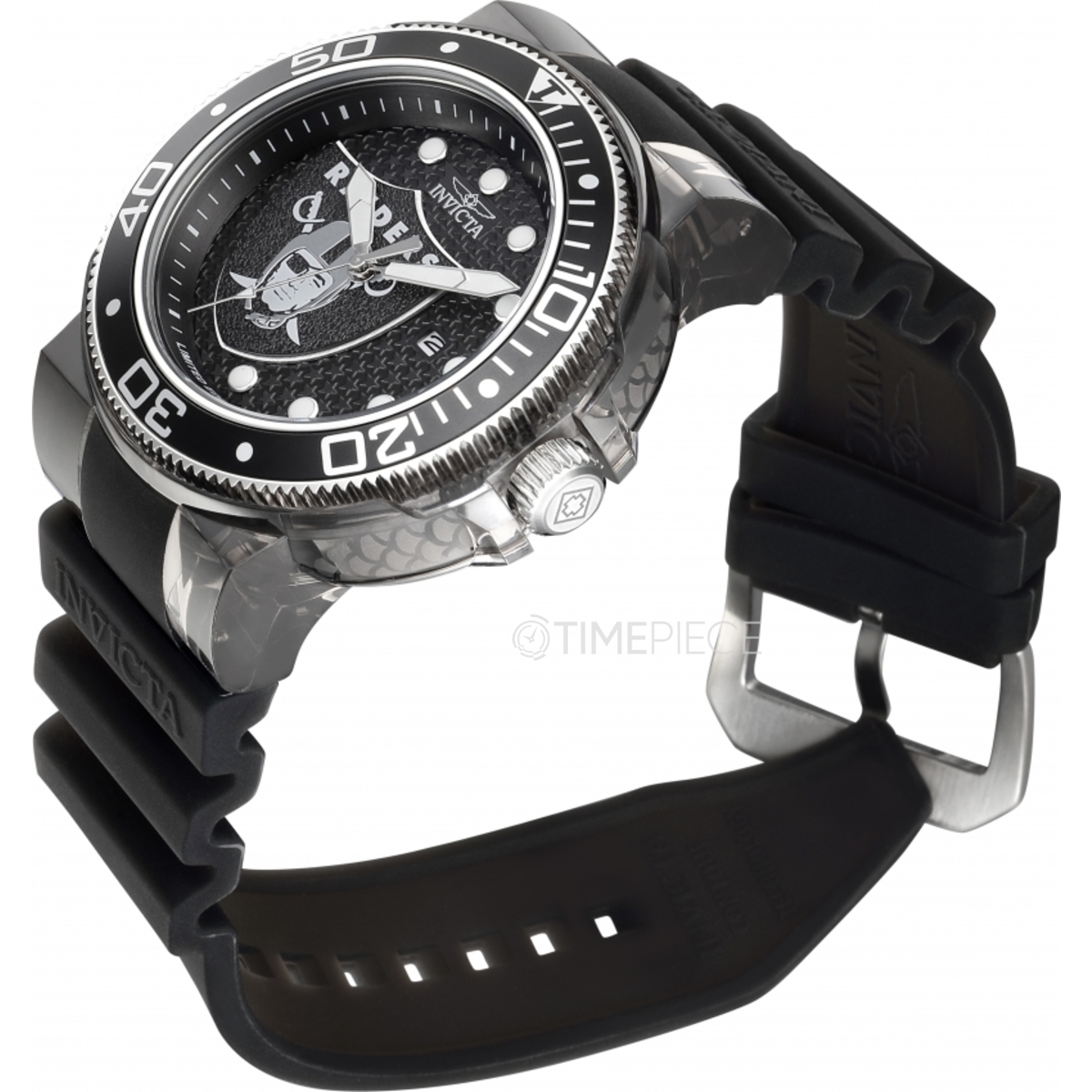 Invicta NFL Las Vegas Raiders Quartz Black Dial Men's Watch 41473