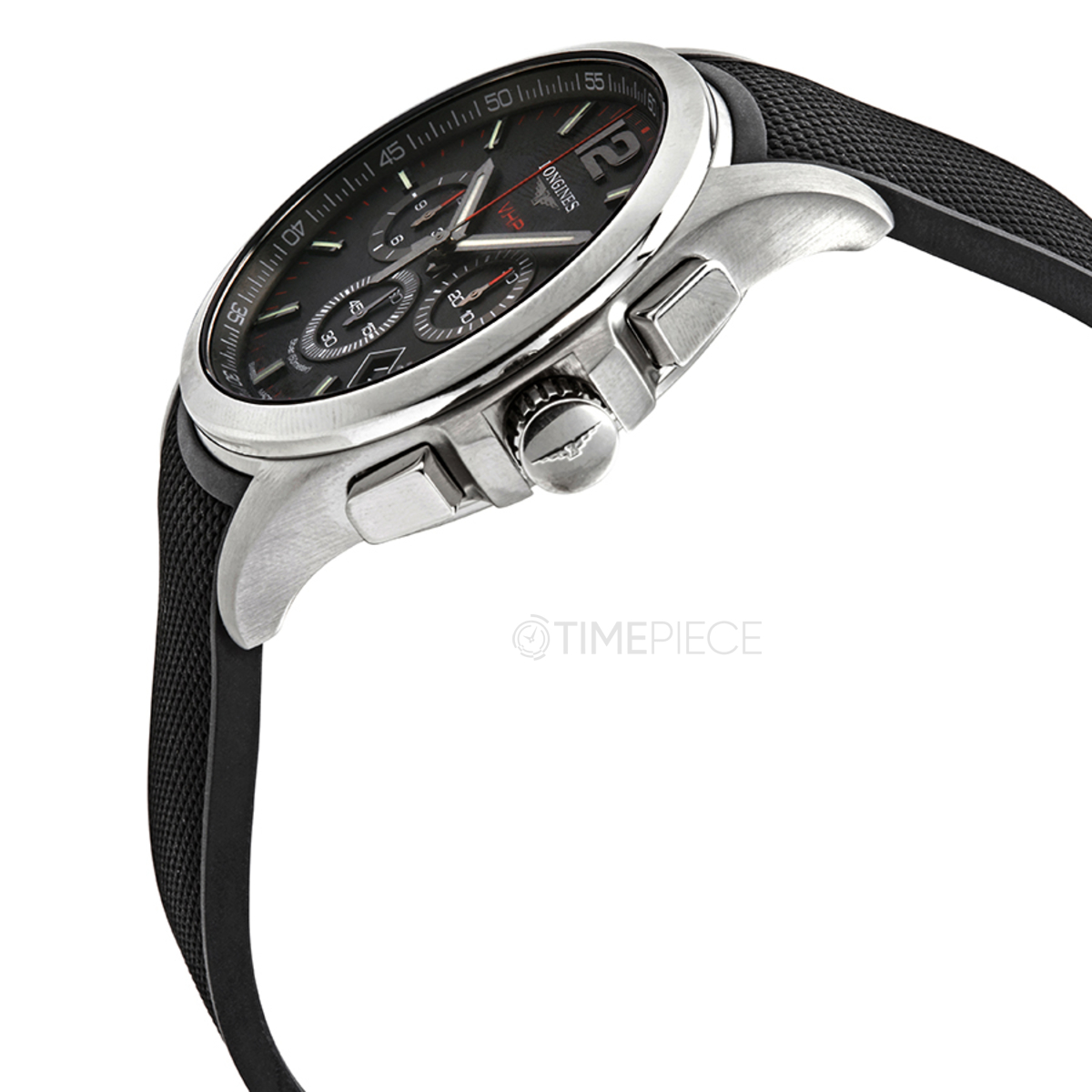 Longines Conquest V.H.P. Perpetual Chronograph Quartz Black Dial Mens