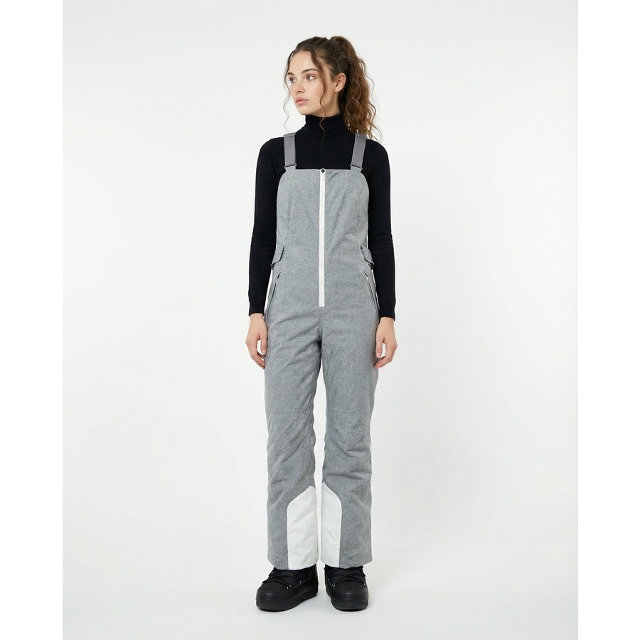 Brunello Cucinelli Light Grey Virgin Wool Ski Overalls