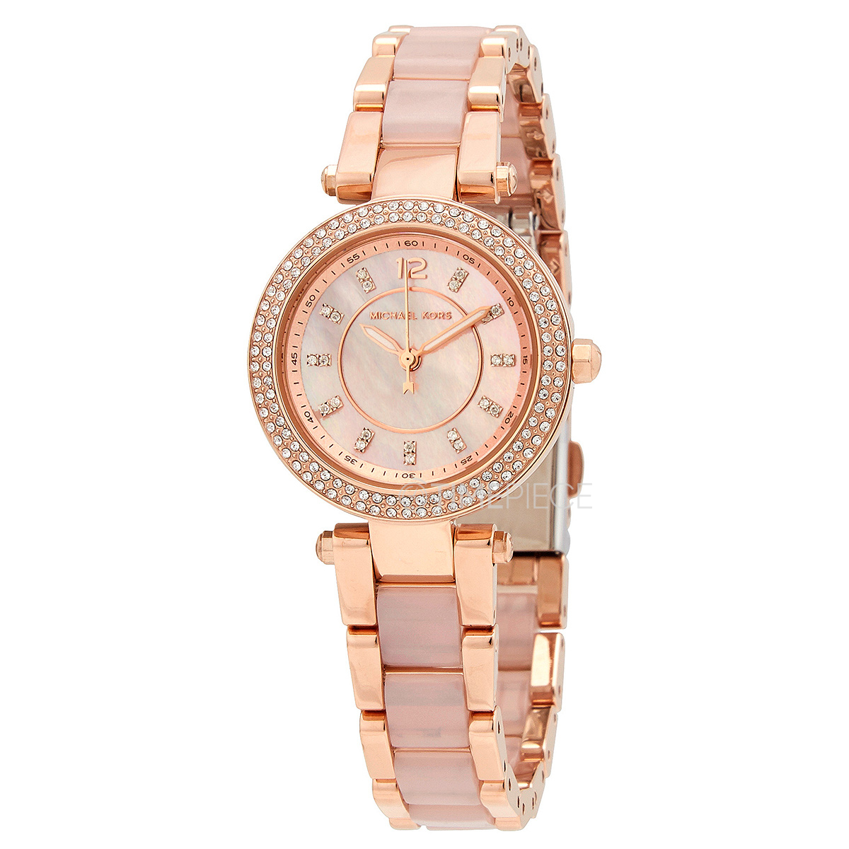 Michael Kors Parker Quartz Crystal Pink Dial Ladies Watch MK6922