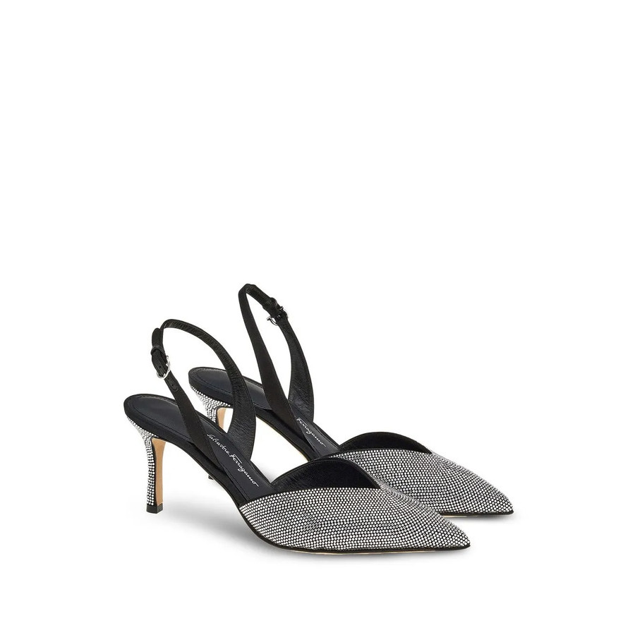 Ferragamo Womens Black Pumps Heels