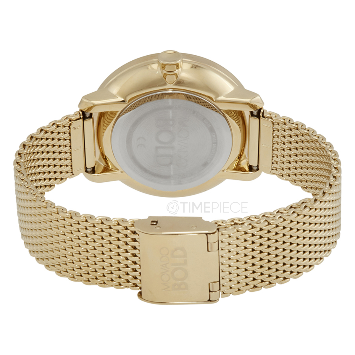 Movado Bold Shimmer Ladies Yellow Gold Watch - 3600656