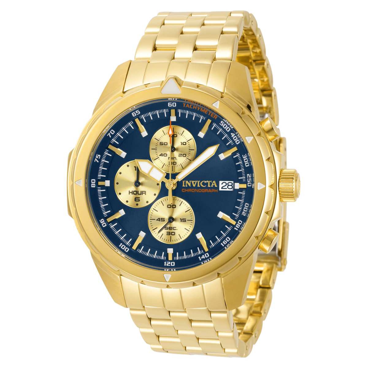 Invicta Aviator Chronograph Quartz Blue Dial Mens Watch 31496
