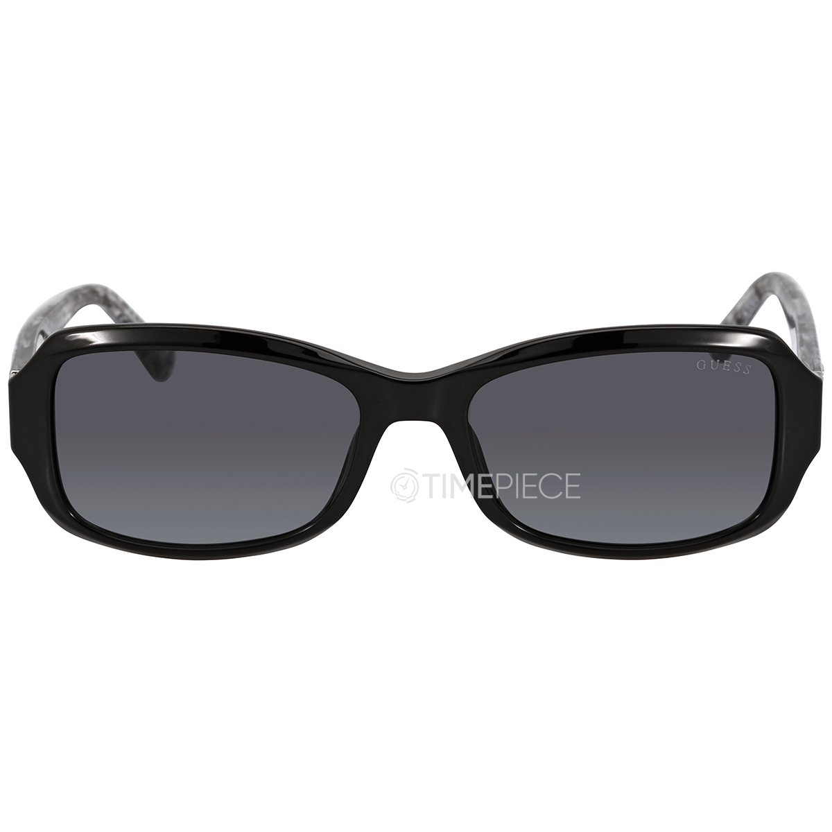 Guess Gradient Smoke Rectangular Ladies Sunglasses GU7683 01B 55