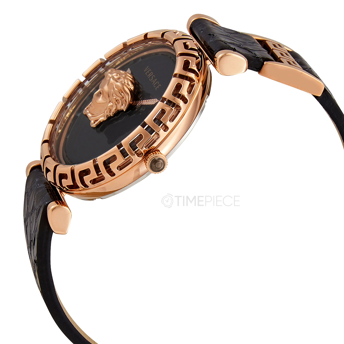 Versace Palazzo Empire Greca Quartz Black Dial Ladies Watch VEDV00719