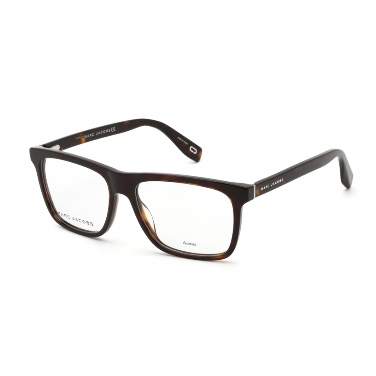 Marc Jacobs Mens Tortoise Rectangular Eyeglass Frames Marc34200860055