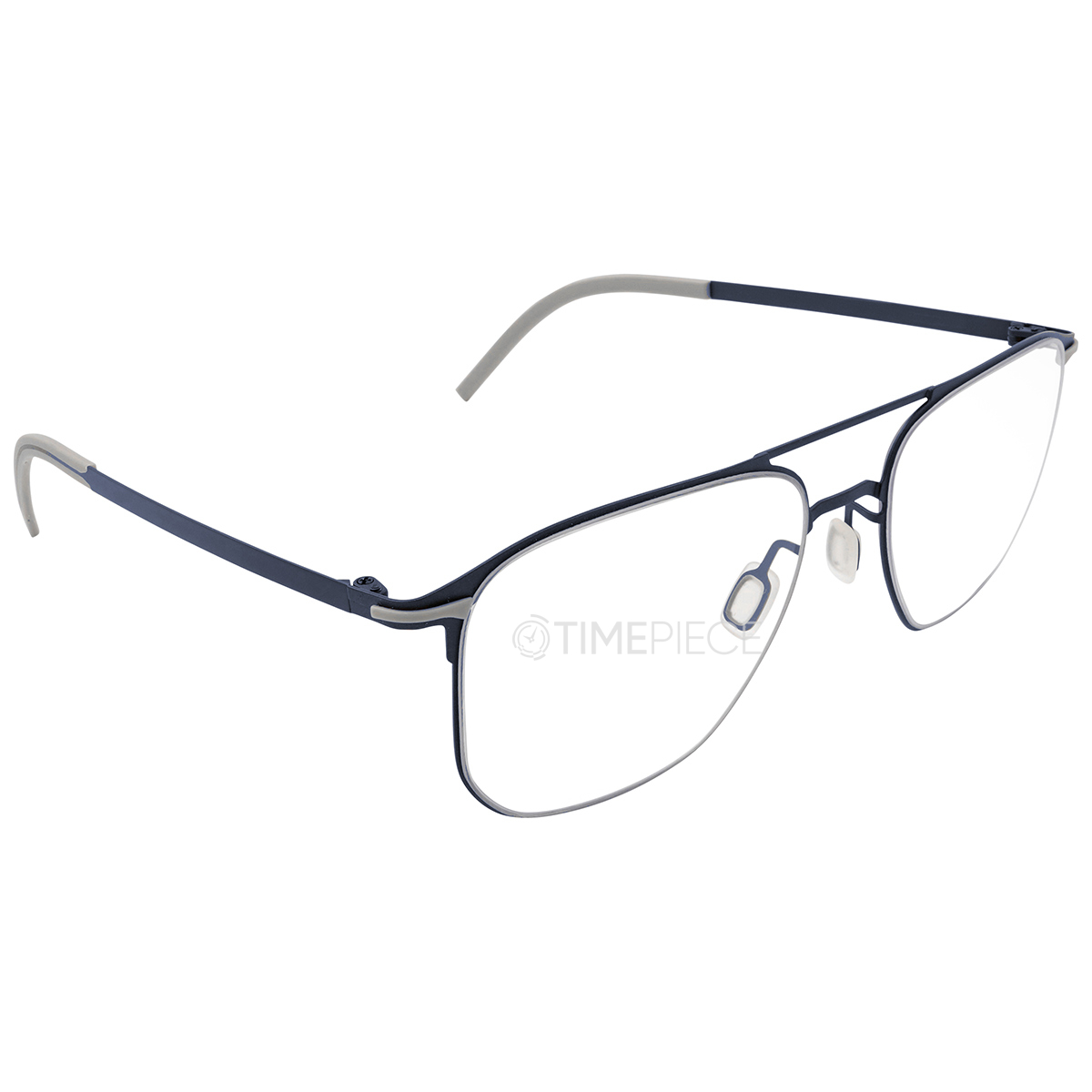 Flexon Mens Gunmetal Square Eyeglass Frames FLEXONB200403455