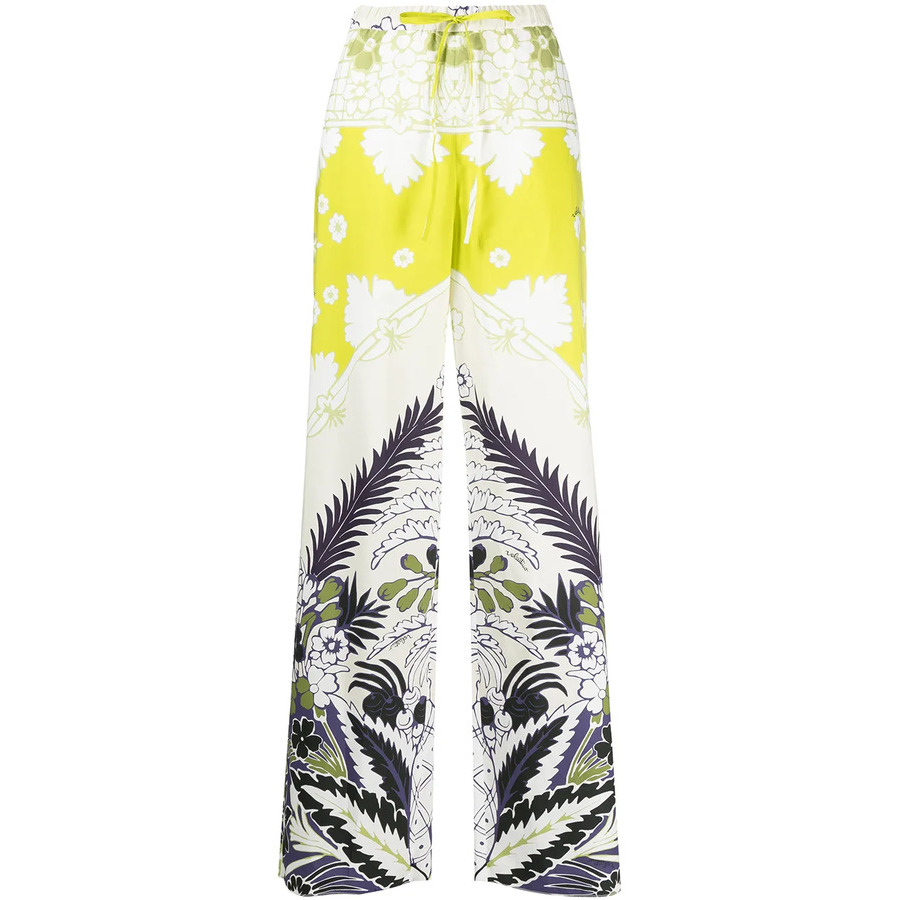 Valentino Garavani Floral-Print Trousers