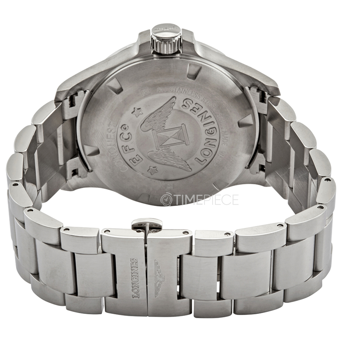 Longines Conquest V.H.P. Quartz Silver Dial Mens Watch L3.726.4.76.6