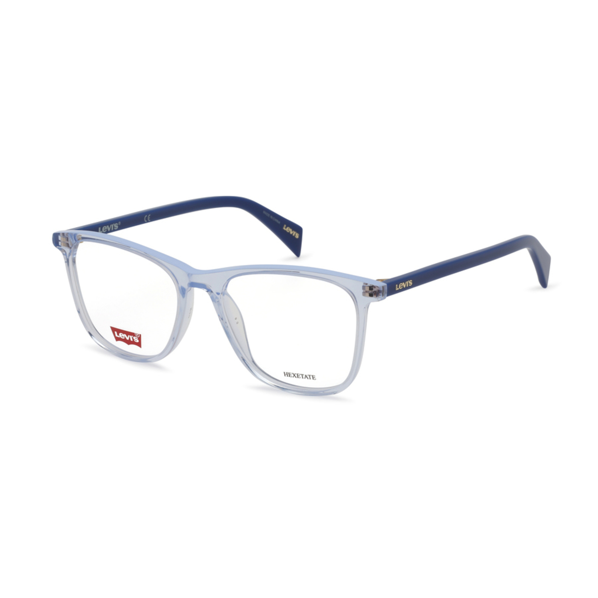 Levi's Unisex Blue Rectangular Eyeglass Frames LV10030MVU0052