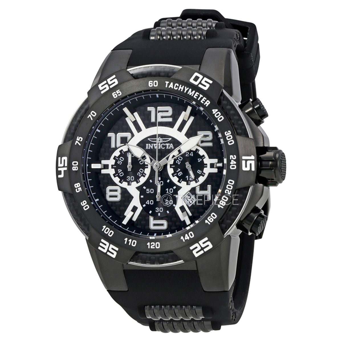 Invicta Speedway Chronograph Black Dial Mens Watch 24236