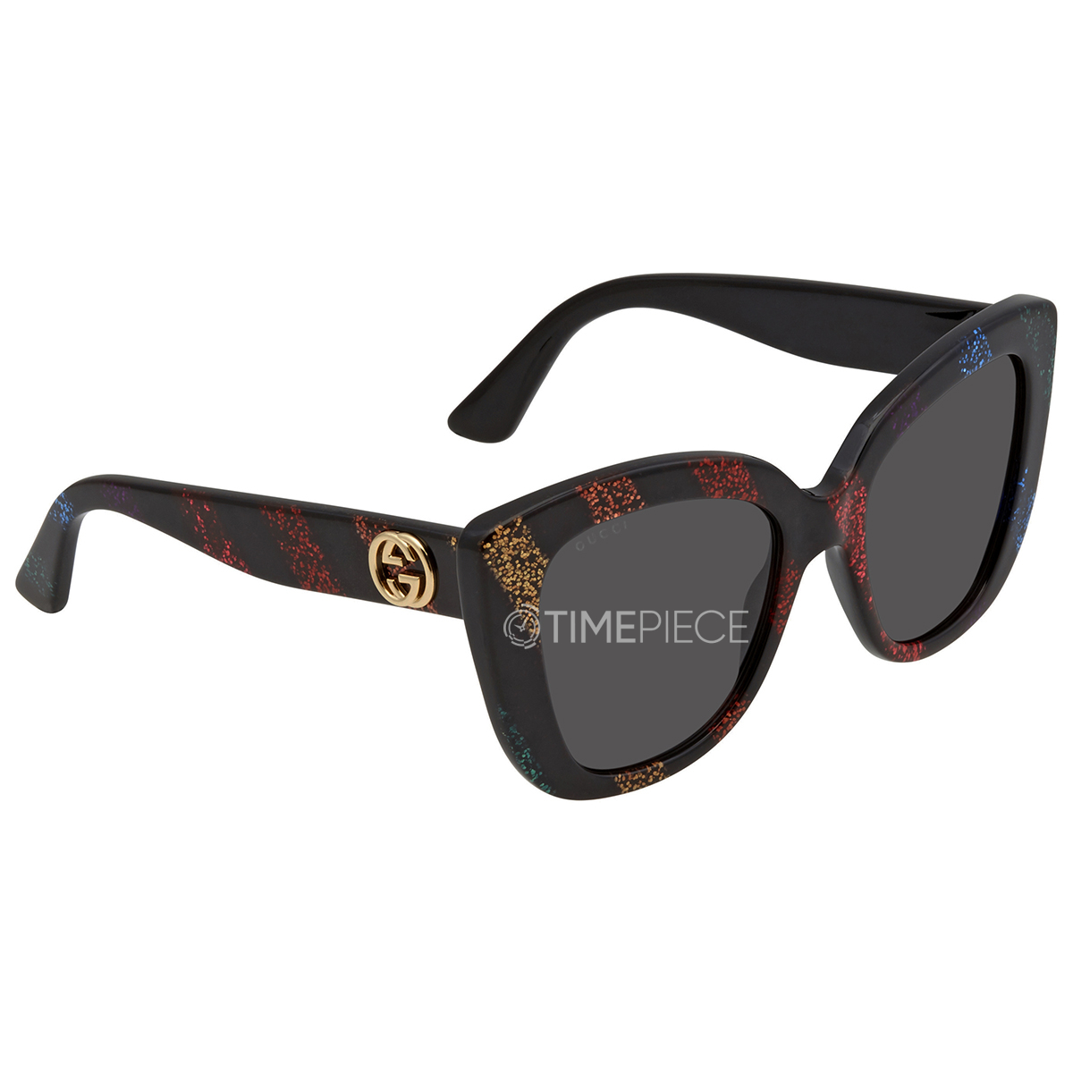 Gucci Grey Cat Eye Ladies Sunglasses GG0327S 003 52