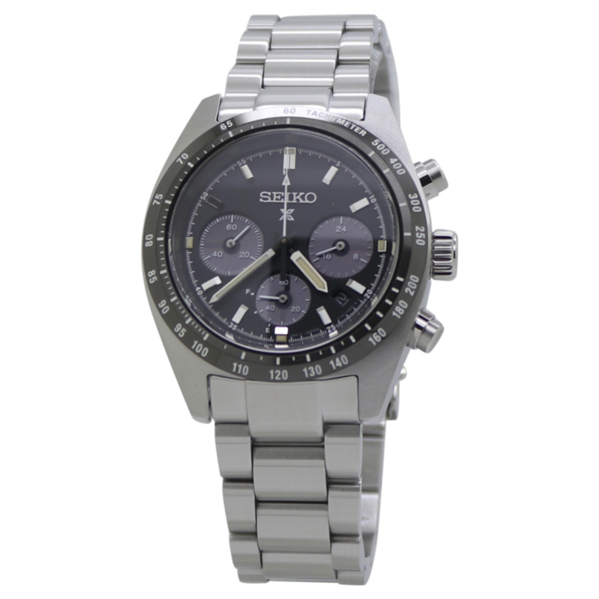 Seiko Prospex Chronograph Quartz Black Dial Mens Watch SSC819