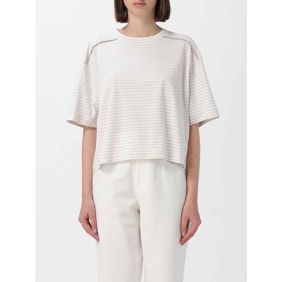Brunello Cucinelli Wolight Beige Boxy Shirt