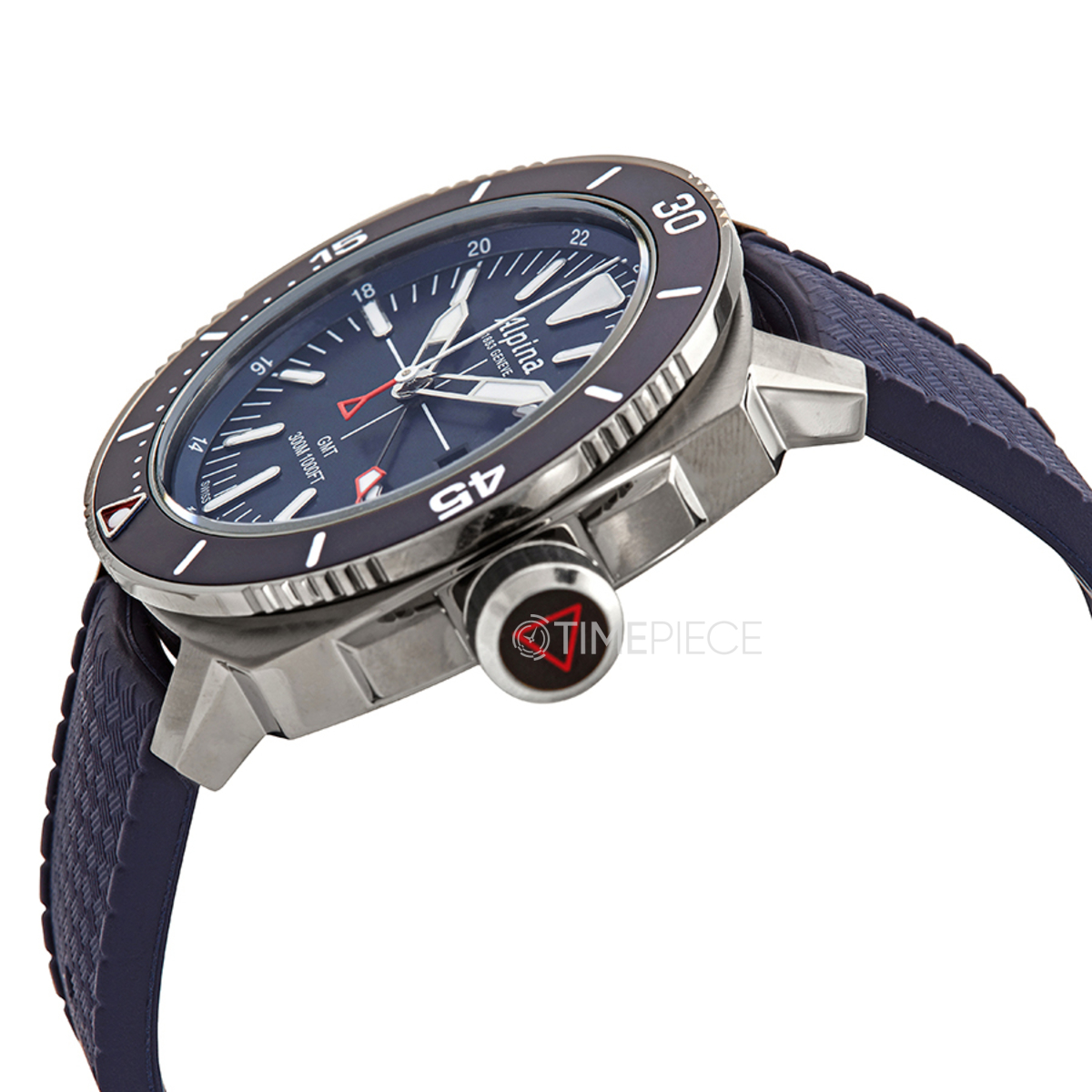 送料無料（沖縄は1000円) Alpina シーストロングダイバー GMT クォーツ