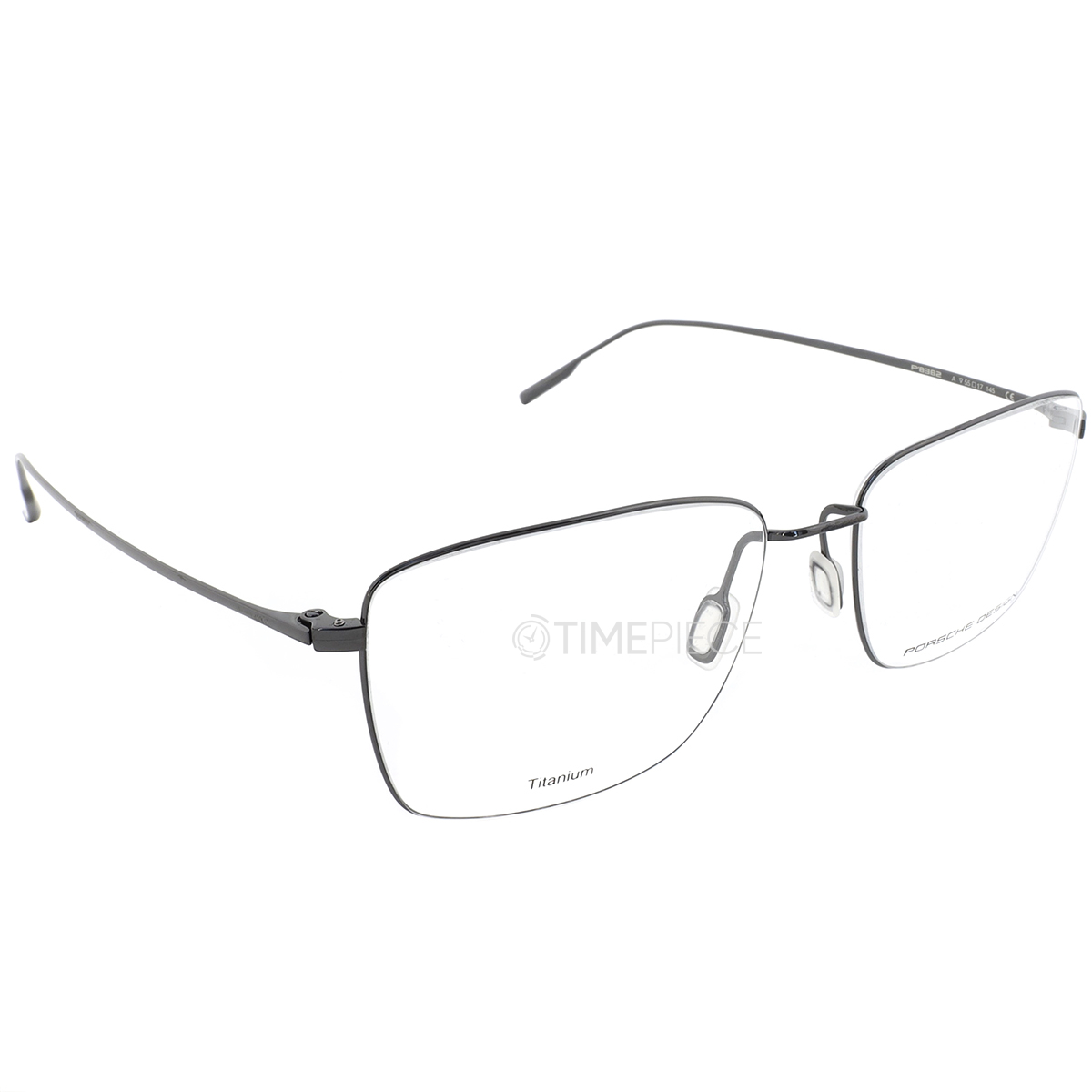 Porsche Design Demo Rectangular Titanium Mens Eyeglasses P8382 A 55