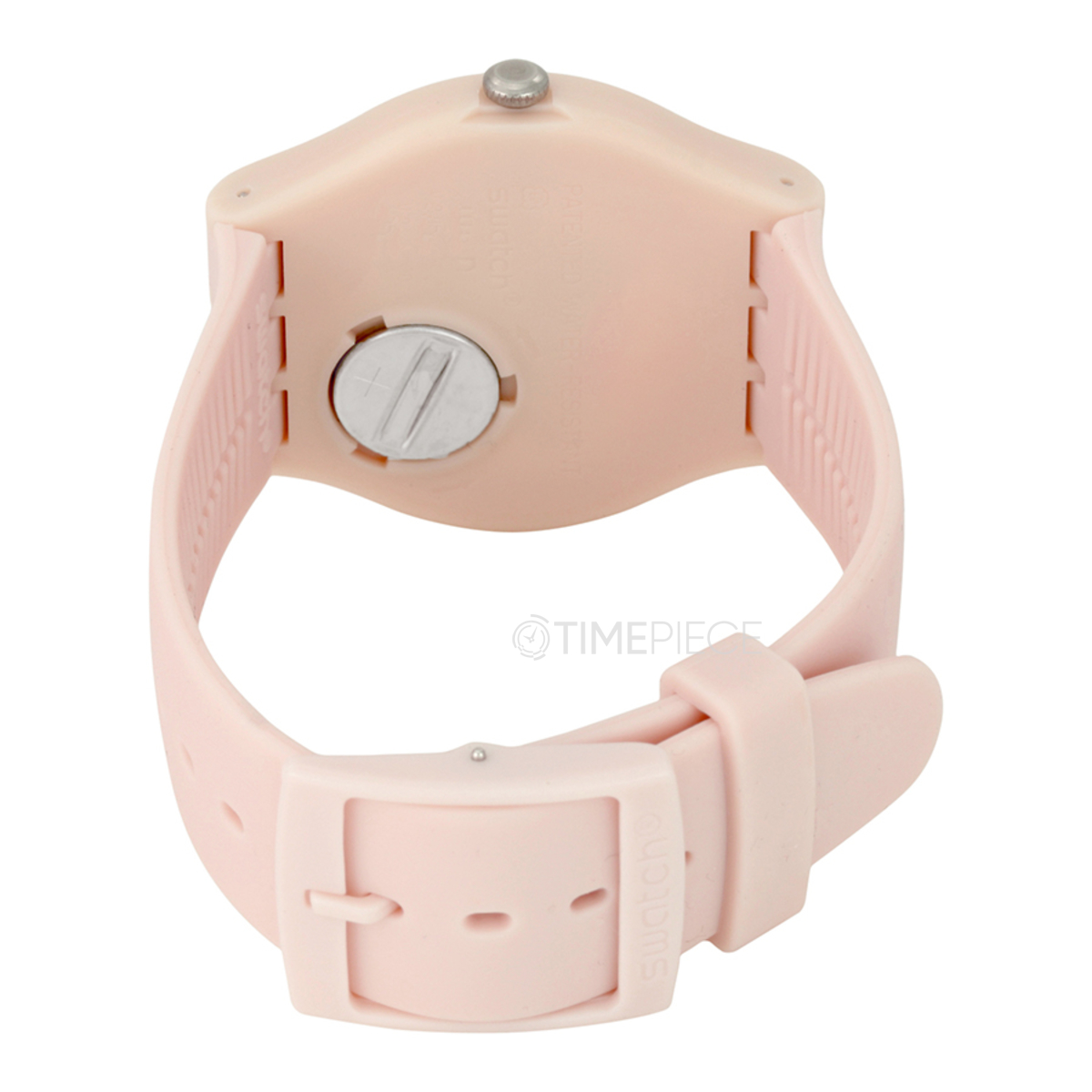 Swatch Shades of Rose Pink Silicone Ladies Watch SUOP107