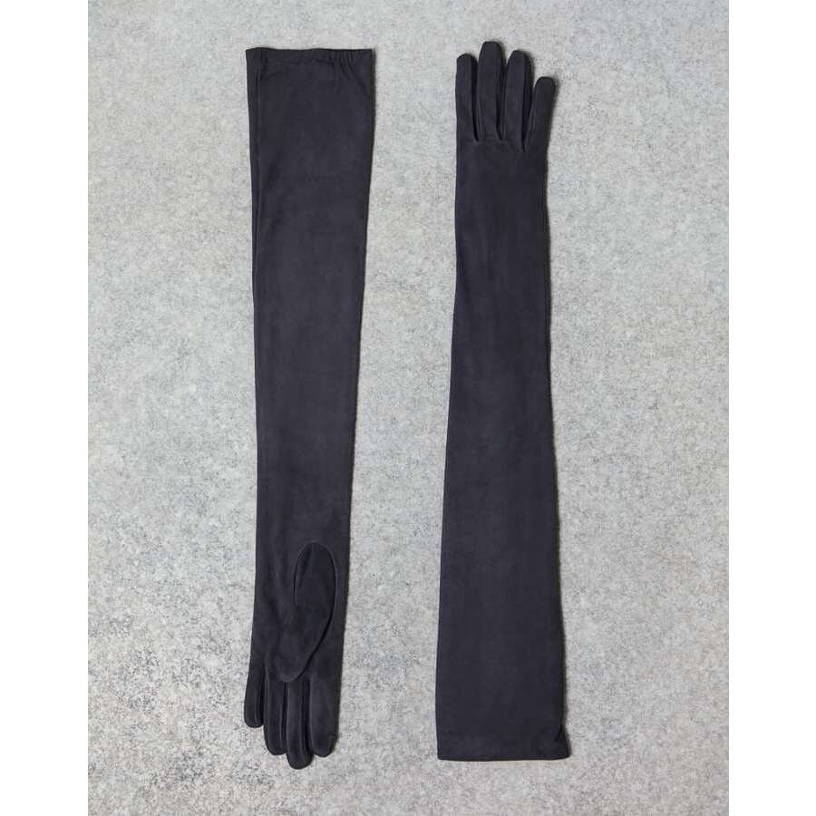 Brunello Cucinelli Women's Night Sky Long Leather Gloves