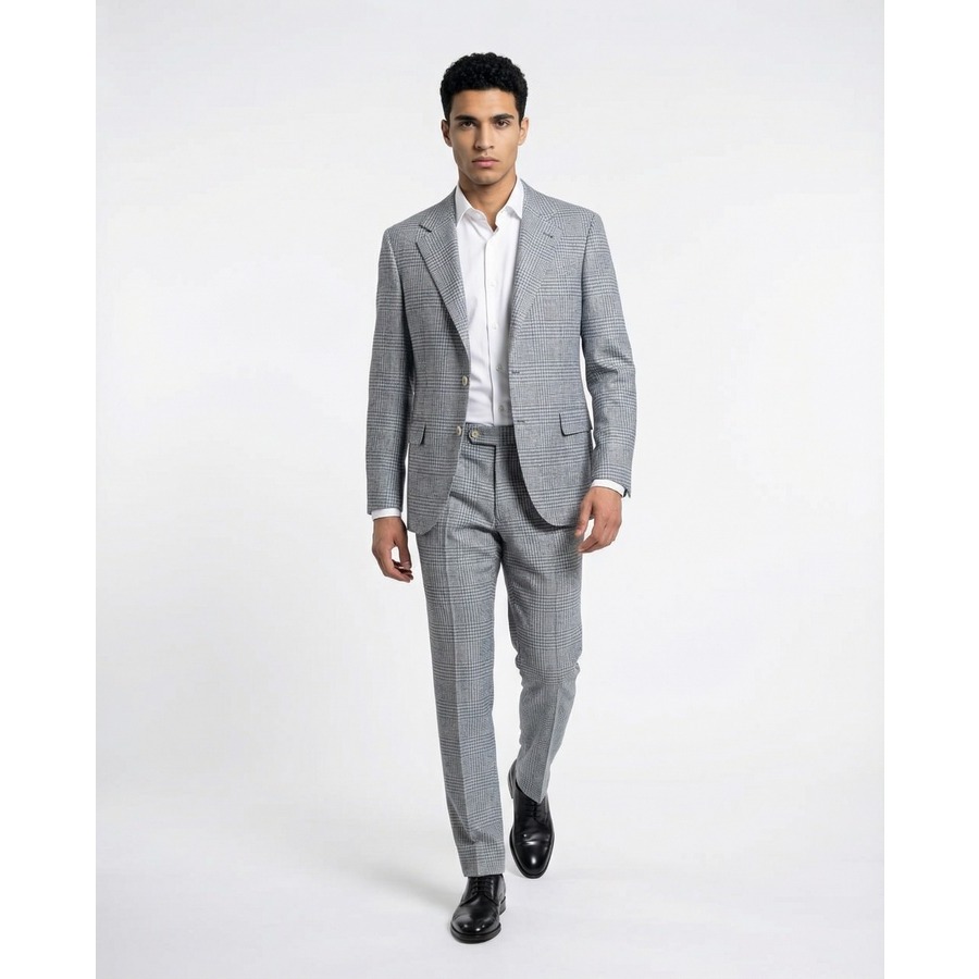 Brunello Cucinelli Celeste Wool Blend Leisure Suit