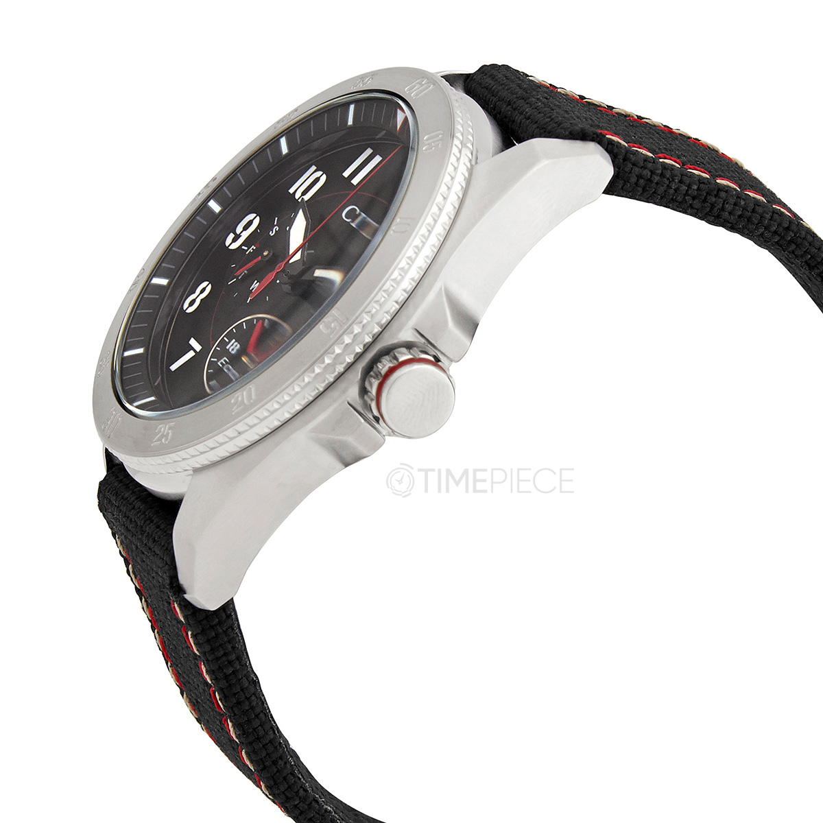 Citizen Eco-Drive Chronograph Black Dial Mens Watch BU2030-17E