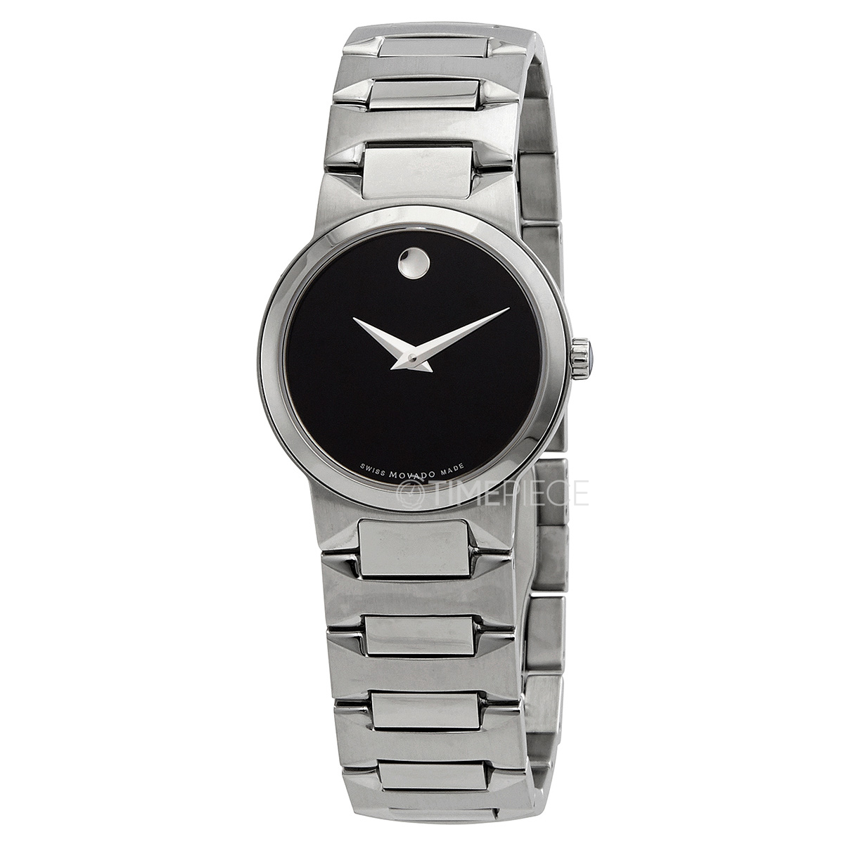 Movado Temo Black Dial Ladies Watch 0607295 