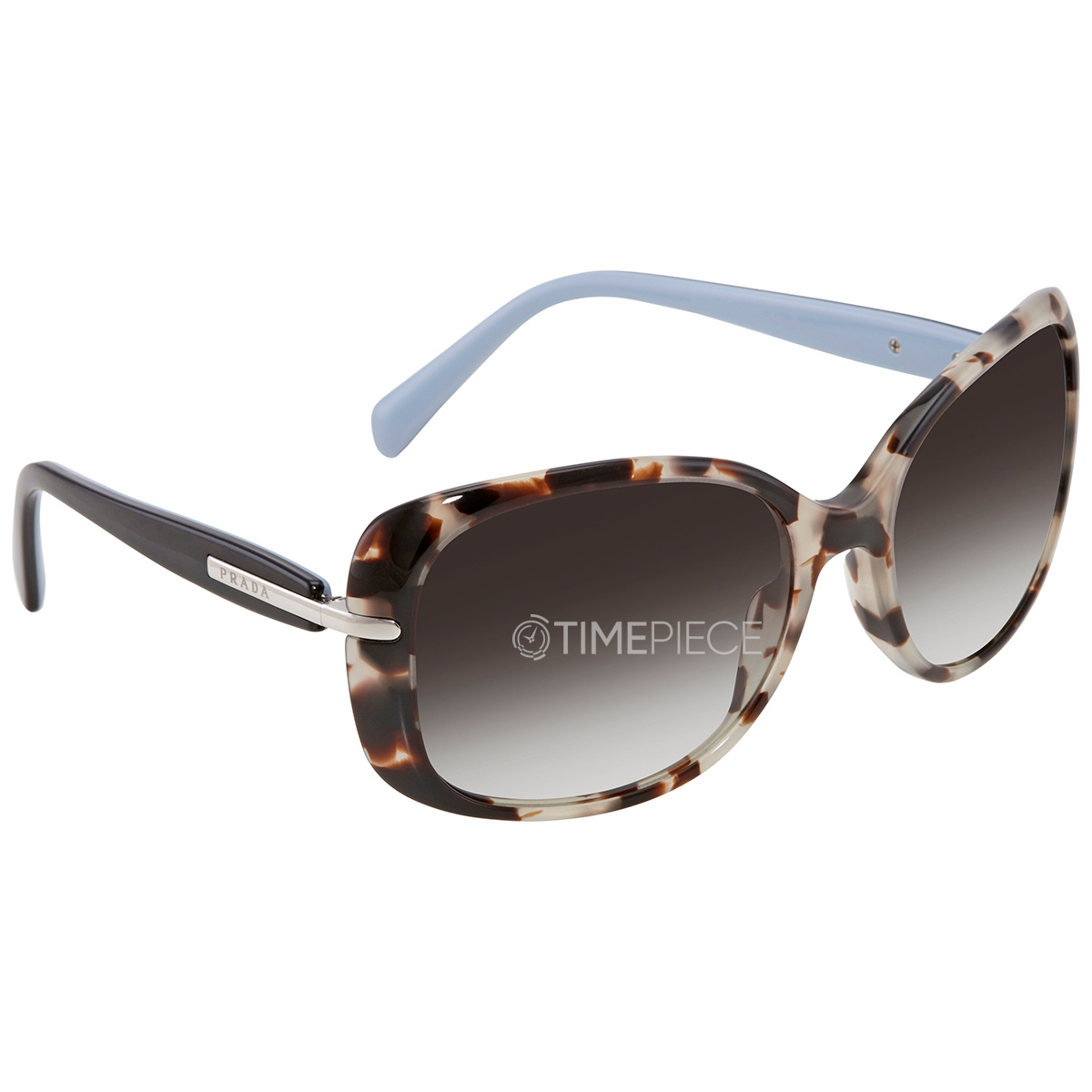 Prada Grey gradient Oval Ladies Sunglasses PR 08OS UAO0A7 57