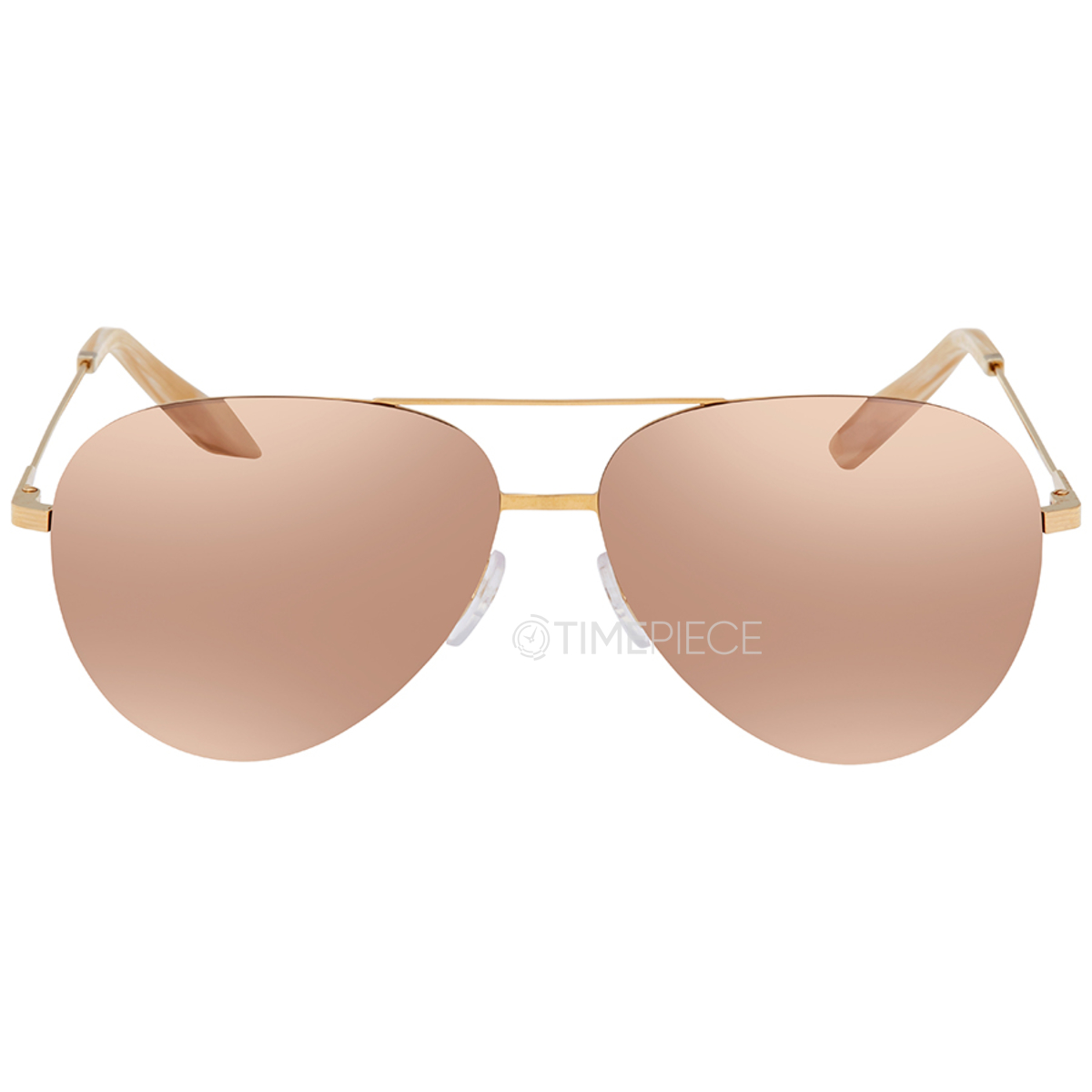 Victoria Beckham 18K Gold Mirror Aviator Sunglasses - Gold/Gold