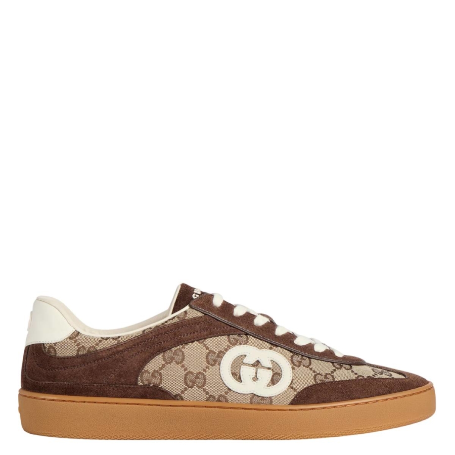 Gucci G75 Sneakers In Dark Brown Suede
