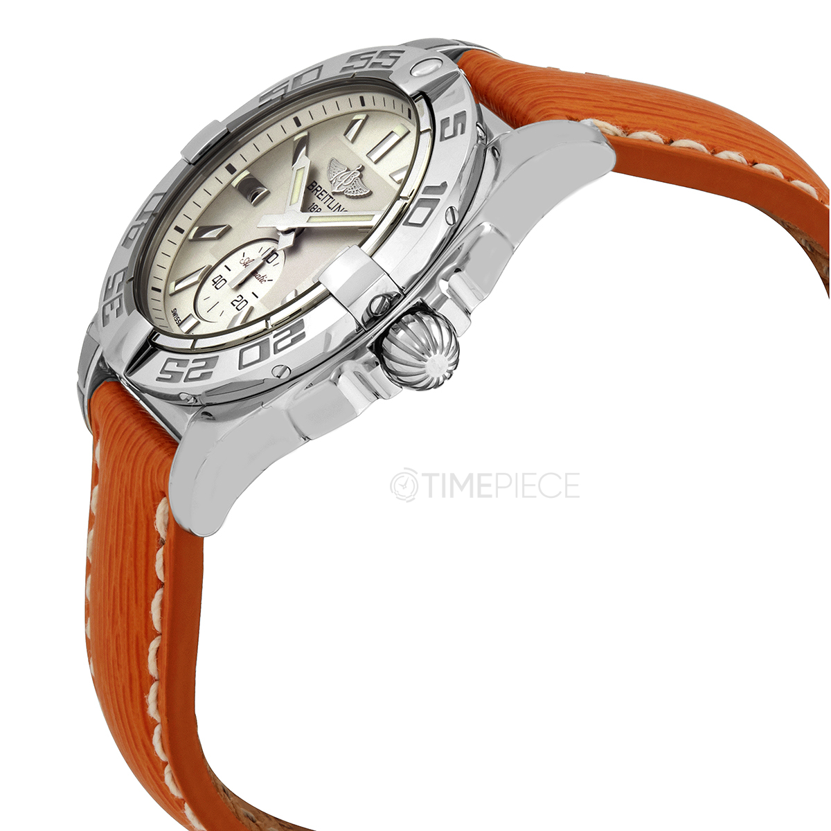 Breitling Galactic 36 Automatic Silver Dial Watch A37330121G1X1