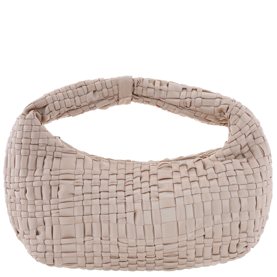 Maria La Rosa Rebirth Woven Ribbon Top-Handle Bag