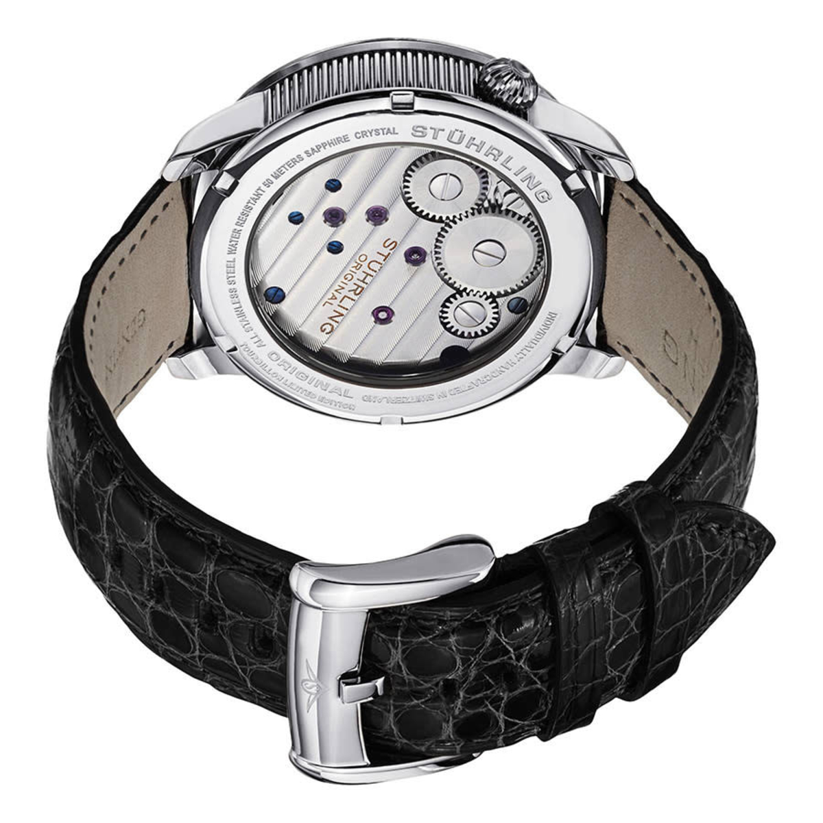 Stuhrling Original M13476 Tourbillon Mens Hand Wind Watch