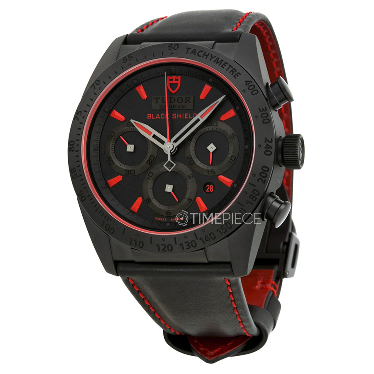 Tudor 42000CR 0002 Fastrider Black Shield Mens Chronograph