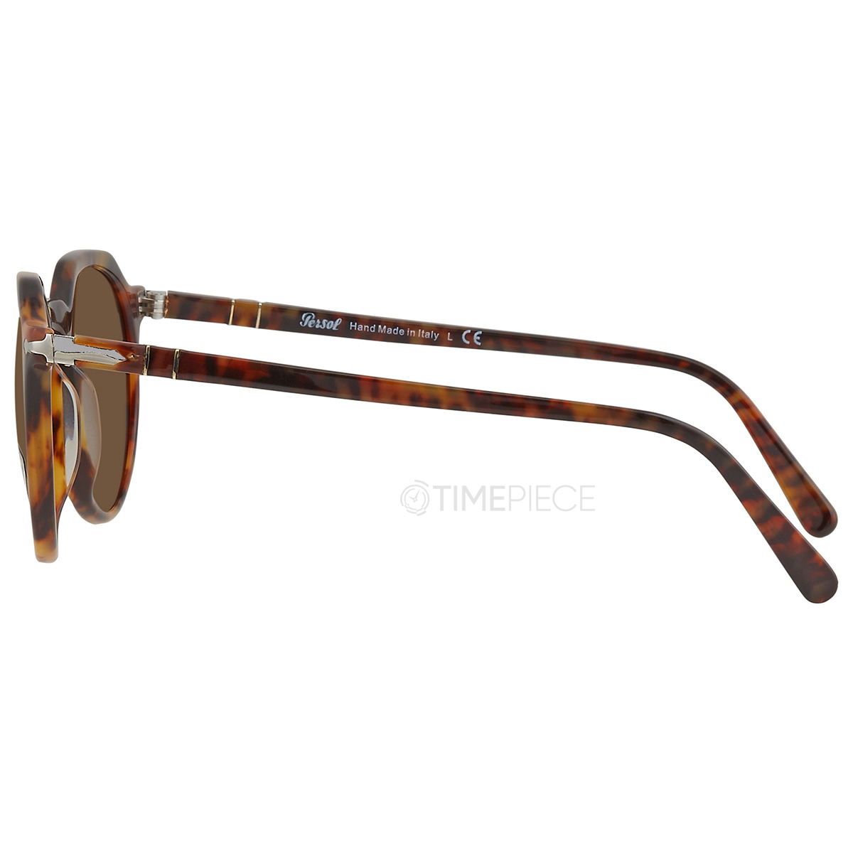 Persol Brown Geometric Unisex Sunglasses PO3281S 108/33 50