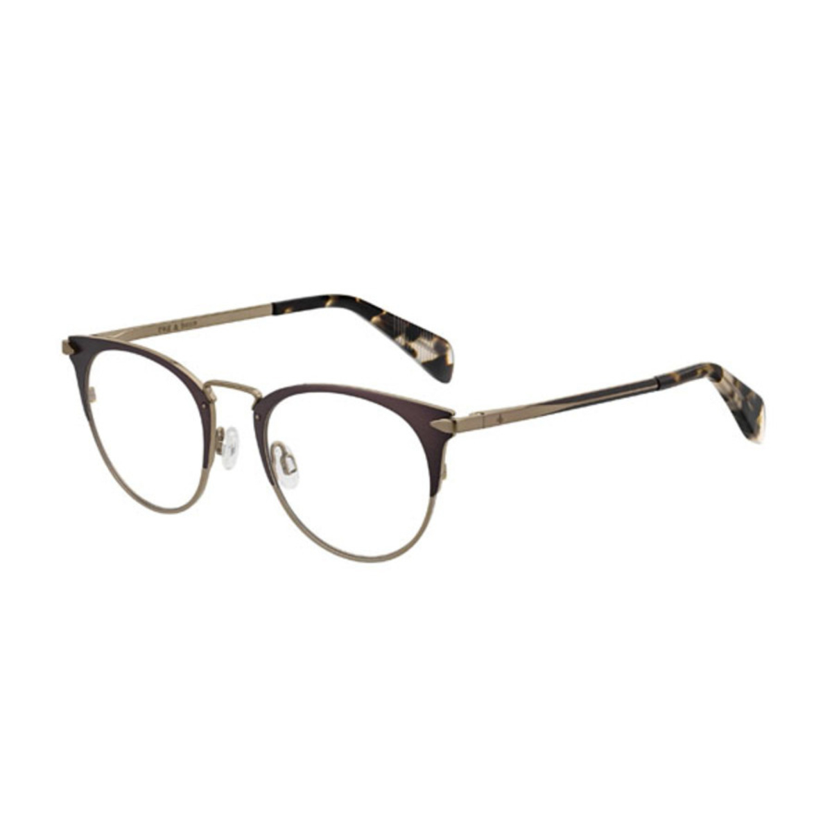 Rag and Bone Unisex Brown Round Eyeglass Frames RNB 3016 04IN 00 49