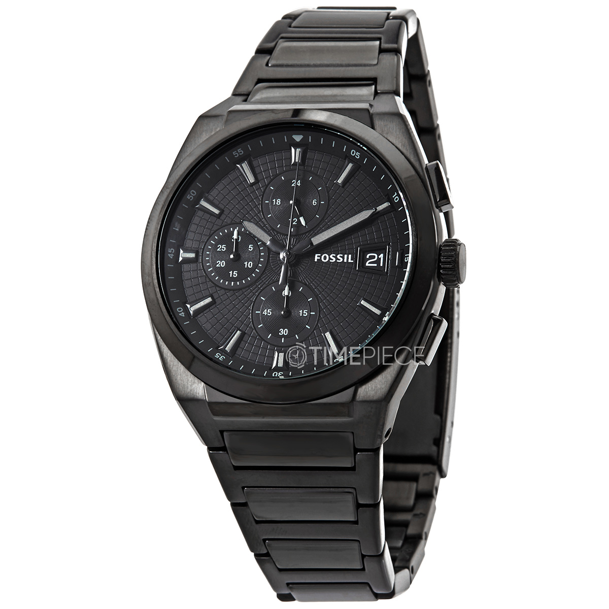 Fossil Everett Chronograph Quartz Black Dial Mens Watch FS5797