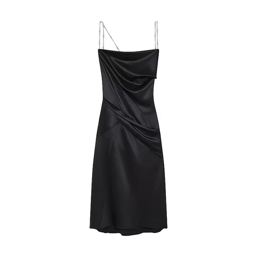 Givenchy Dress With Pearls And Straps Black