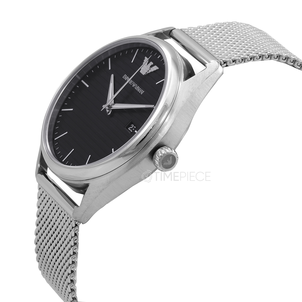 Emporio Armani Black Quartz Mens Watch Matteo Dial AR80055