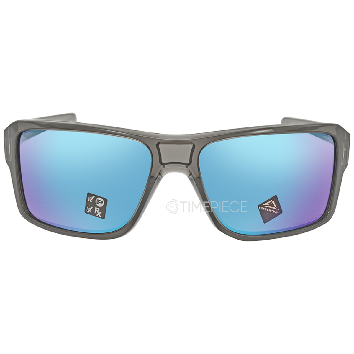 Oakley Double Edge Polarized Prizm Sapphire Rectangular Mens Sunglasses