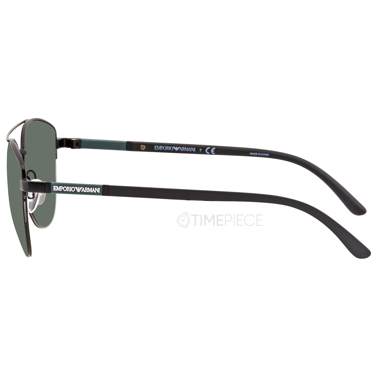 Emporio Armani Dark Green Pilot Mens Sunglasses EA2116 300171 57