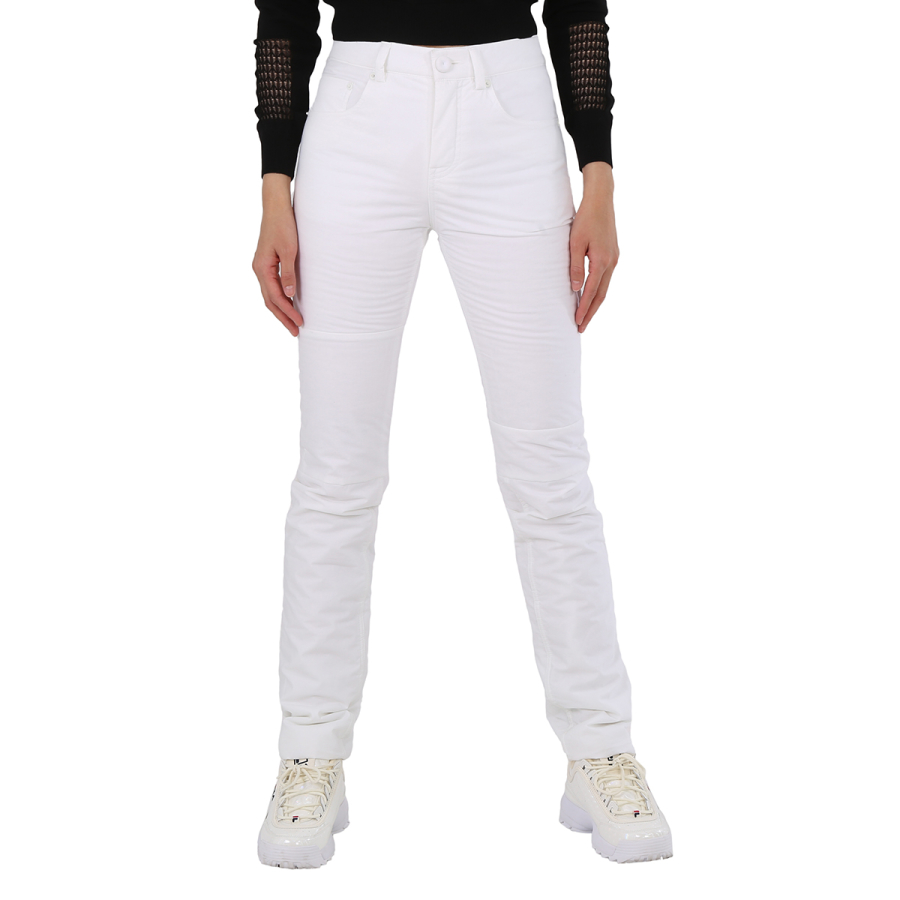 MM6 Ladies White Padded Pants