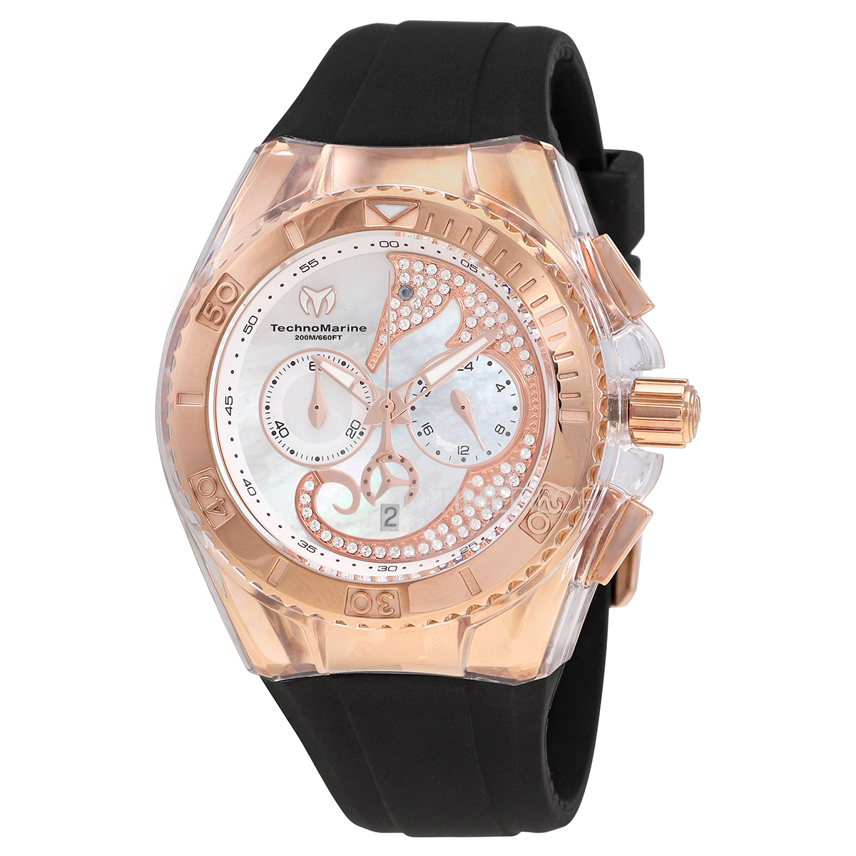Technomarine Cruise Chronograph Quartz White Mother of Pearl Dial