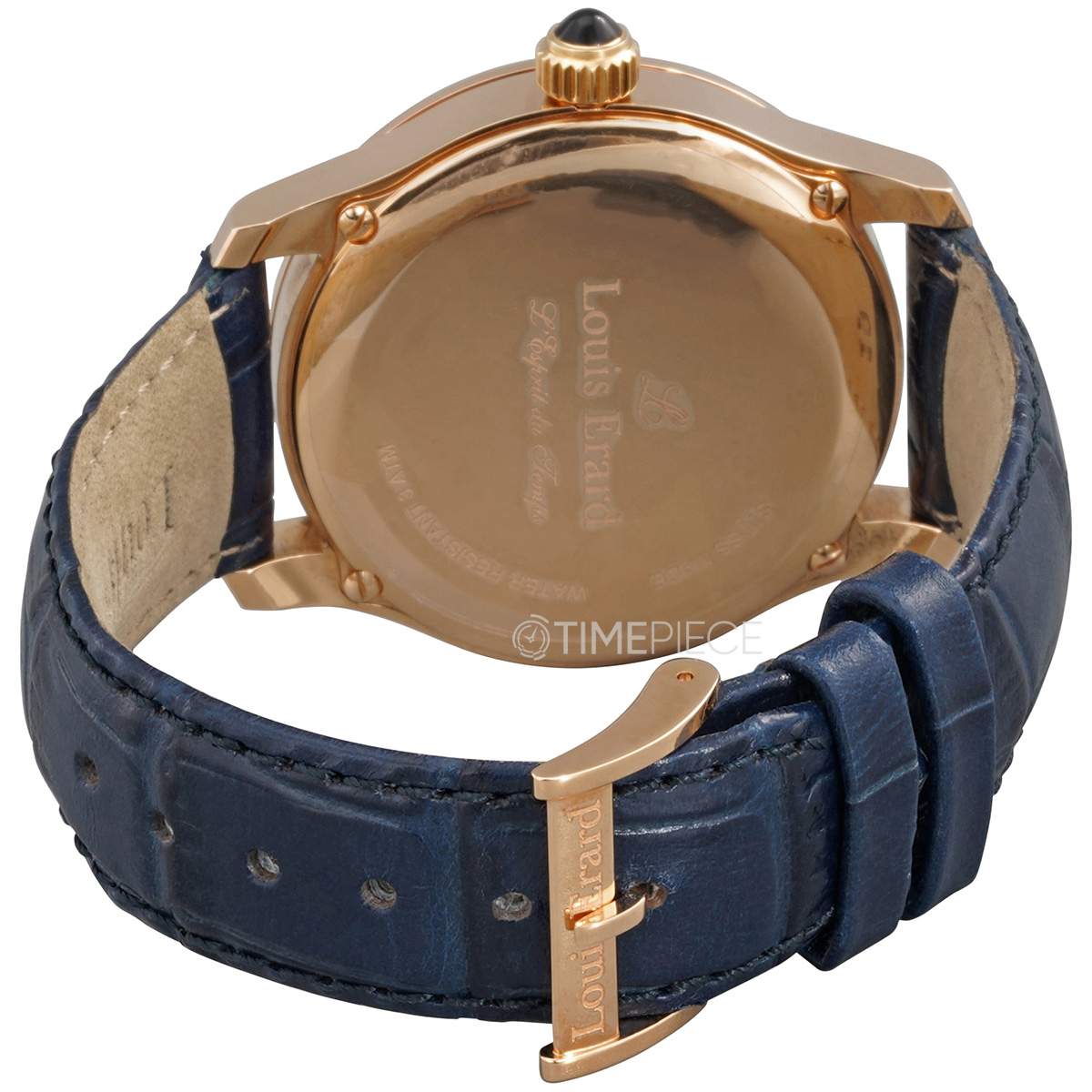 Louis Erard Emotion Automatic Diamond Blue Dial Ladies Watch 92600OS25.BAS96