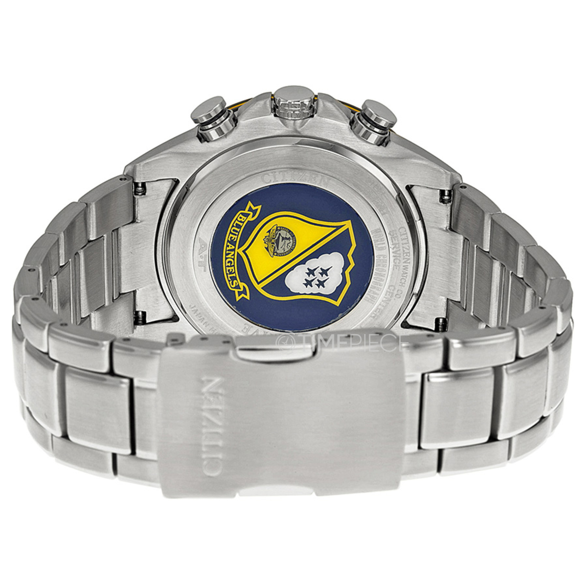 Citizen Eco Drive Blue Angels Chronograph Mens Watch AT802054L