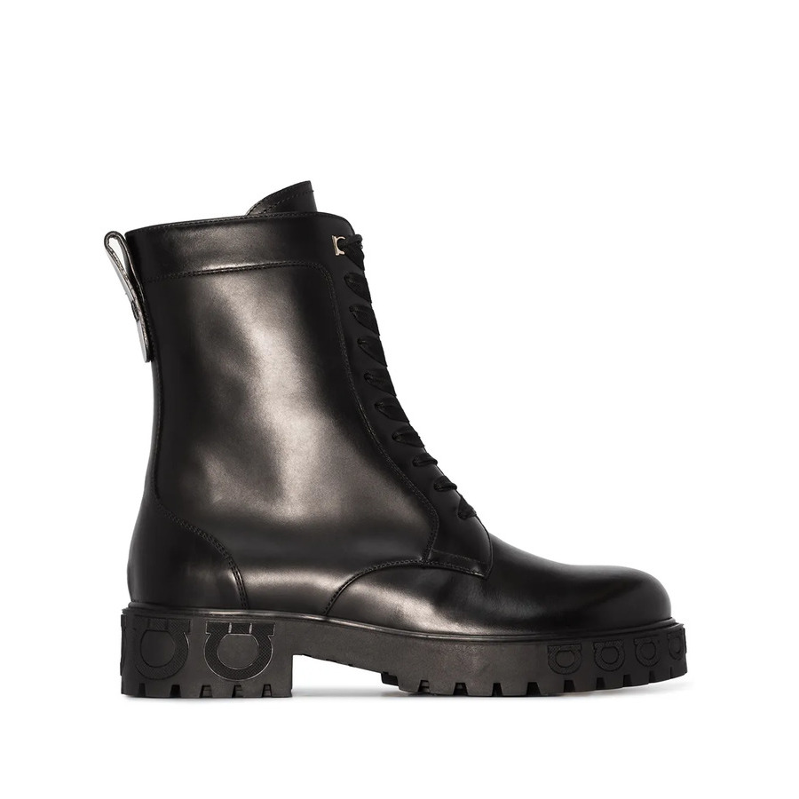 Ferragamo Ladies Black Boots, US Size 6