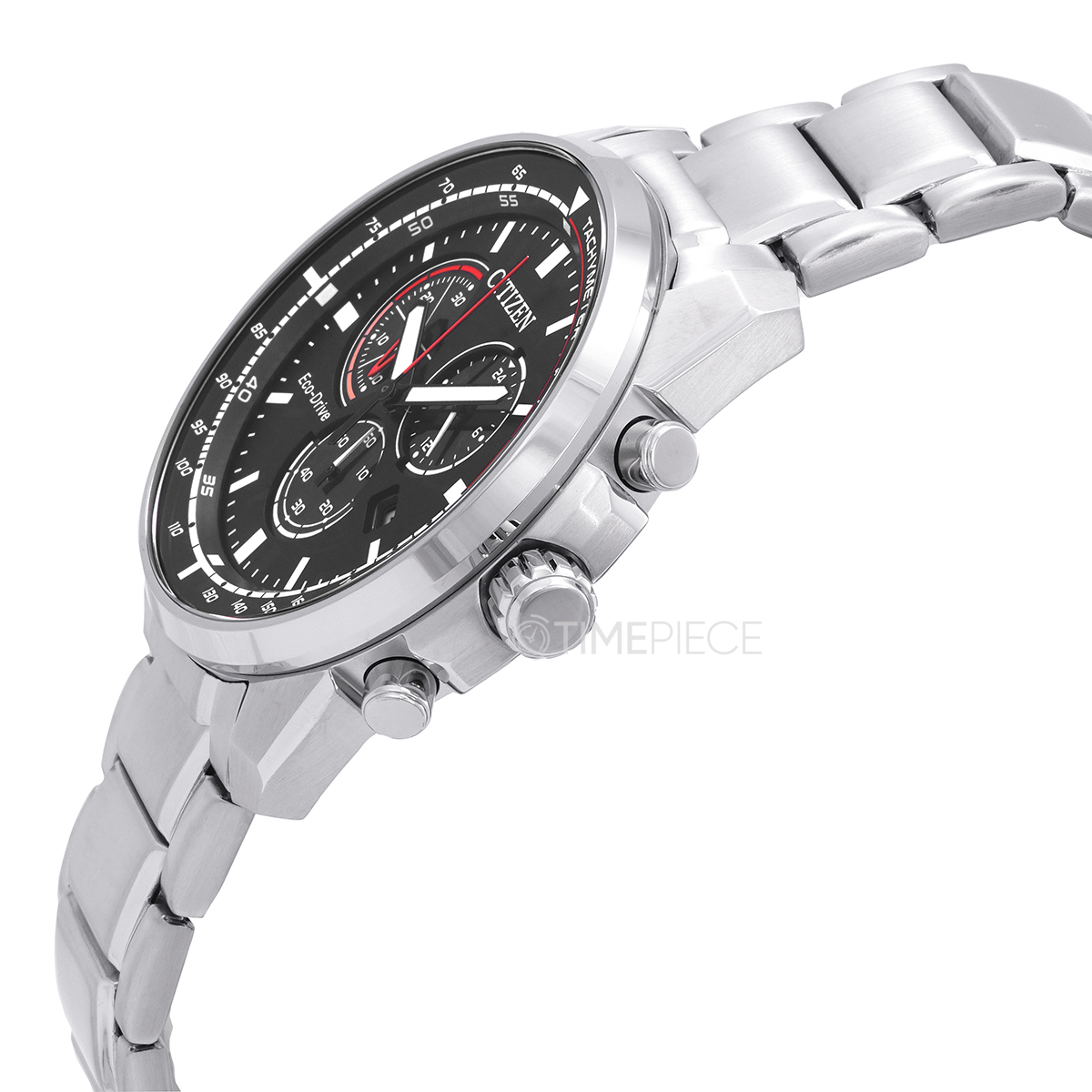 Citizen Core Chronograph Black Dial Mens Watch AT1190-87E