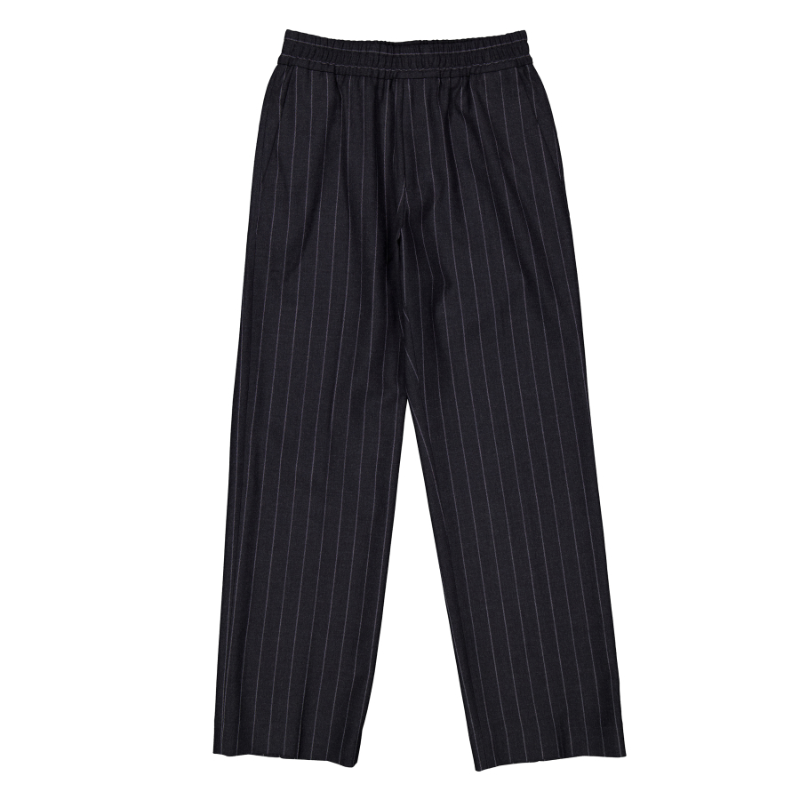 Burberry Pinstripe Wool Tailored Trousers